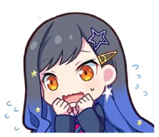 🌟 emoji Шираиши Ан @Bombamiau Telegram sticker 9 of 75