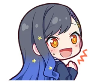 🌟 emoji Шираиши Ан @Bombamiau Telegram sticker 11 of 75