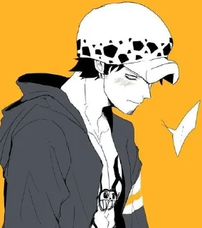❤️ emoji Trafalgar D. Water Law Telegram sticker 13 of 73