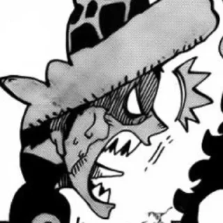 🤬 emoji Trafalgar D. Water Law Telegram sticker 20 of 24