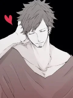 ❤️ emoji Trafalgar D. Water Law Telegram sticker 19 of 73