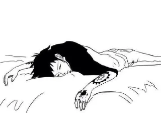 😴 emoji Trafalgar D. Water Law Telegram sticker 15 of 73