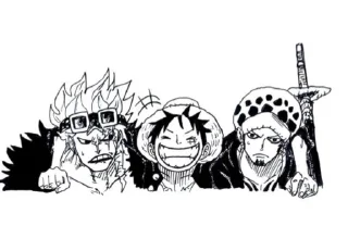 🥰 emoji Trafalgar D. Water Law Telegram sticker 21 of 24