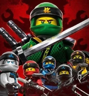 Sticker from БОЛЬШЕ ⇨ @CLOOBHUB ЛЕГО НИНДЗЯГО LEGO НИНДЗЯГО ТГ