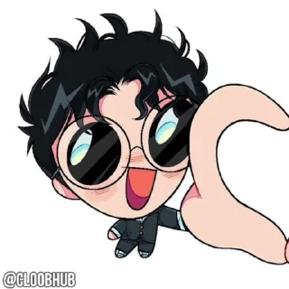 Sticker from @EARTH928B ⌥ ДАНДАДАН СТИКЕРЫ ТЕЛЕГРАМ DANDADAN TG