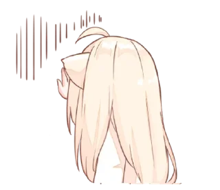 🌟 emoji Нэко Мия-тян - @tg_sticks Telegram sticker 20 of 37