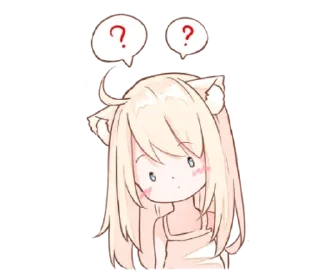 🌟 emoji Нэко Мия-тян - @tg_sticks Telegram sticker 17 of 37