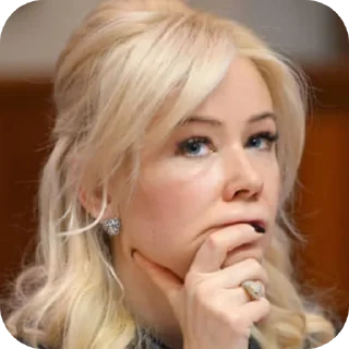 🤔 emoji Ekaterina Mizulina • @Earth928B Telegram sticker 20 of 50