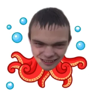 🐙 emoji Окто Telegram sticker 12 of 20
