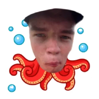 🐙 emoji Окто Telegram sticker 10 of 20
