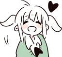 😊 emoji fuwafuwa na onnanoko :: @line_stickers Telegram sticker 15 of 48