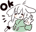 👌 emoji fuwafuwa na onnanoko :: @line_stickers Telegram sticker 6 of 48