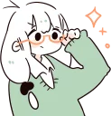 🤓 emoji fuwafuwa na onnanoko :: @line_stickers Telegram sticker 24 of 48