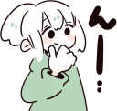 🤔 emoji fuwafuwa na onnanoko :: @line_stickers Telegram sticker 12 of 48
