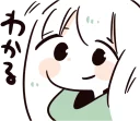 🙂 emoji fuwafuwa na onnanoko :: @line_stickers Telegram sticker 1 of 48