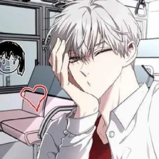 😘 emoji Я хз как его зовут, но он краш Telegram sticker 1 of 34