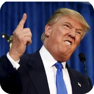 Sticker from Donald Trump
(Author  @VladimirPutinRussianFedera)