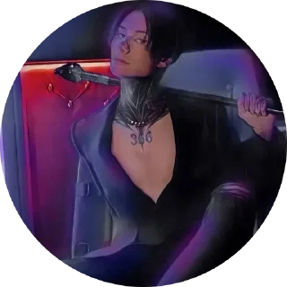 😈 emoji Дима Матвеев 🖤 Telegram sticker 3 of 53