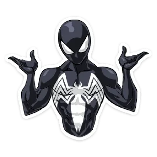 🤔 emoji Человек паук @nyasticks Telegram sticker 2 of 29