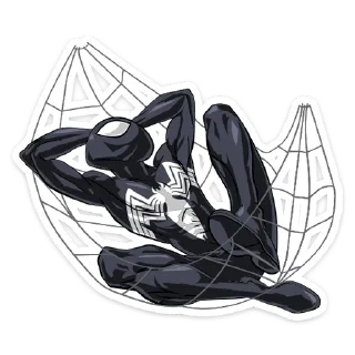 😴 emoji Человек паук @nyasticks Telegram sticker 21 of 29