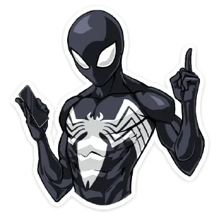 ☝ emoji Человек паук @nyasticks Telegram sticker 7 of 29