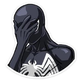 🤦 emoji Человек паук @nyasticks Telegram sticker 3 of 29