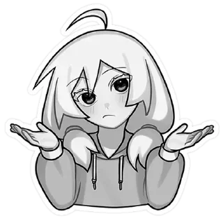 🤷‍♀ emoji ㅤㅤㅤᯓ  @lolitastick Telegram sticker 18 of 63