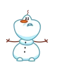 Sticker from Snowman