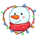 Sticker from Snowman