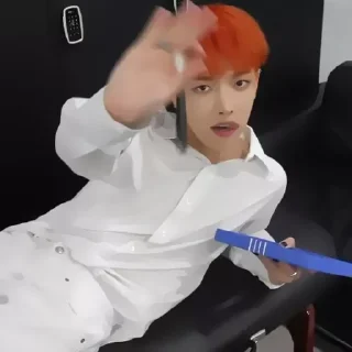 🍦 emoji ⌕ ▸ hongjoong ࣪ ‌fr.  @expressmoonst ᵎ ˖࣪ Telegram sticker 11 of 100