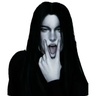 😏 emoji @Vampirew8 Hunger🖤 Telegram sticker 19 of 104