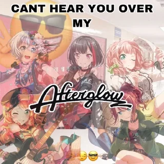 Sticker from afterglow!!☼