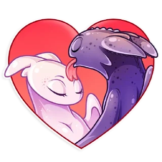 💏 emoji Toothless Telegram sticker 8 of 25