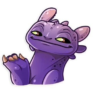 😏 emoji Toothless Telegram sticker 19 of 25