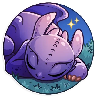 😴 emoji Toothless Telegram sticker 24 of 25