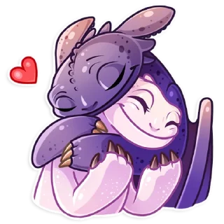 🤗 emoji Toothless Telegram sticker 18 of 25
