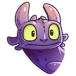 😳 emoji Toothless Telegram sticker 11 of 25