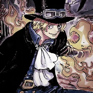 Sticker from Sabo | one piece | by @ahoust
