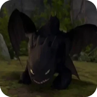 😡 emoji Toothless Telegram sticker 19 of 58
