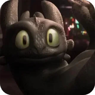 😳 emoji Toothless Telegram sticker 14 of 58