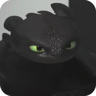 😠 emoji Toothless Telegram sticker 8 of 58