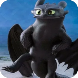 💃 emoji Toothless Telegram sticker 9 of 58