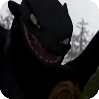 🤬 emoji Toothless Telegram sticker 17 of 58