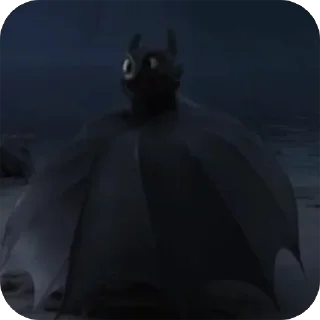 🤪 emoji Toothless Telegram sticker 10 of 58