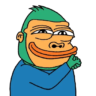 🤑 emoji Ape Terminal Telegram sticker 5 of 53