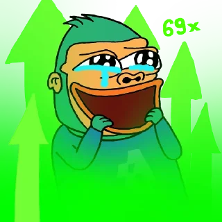 🤑 emoji Ape Terminal Telegram sticker 19 of 53