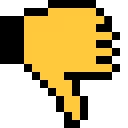 👎 emoji 16bit emoji (@stickerssave) Telegram sticker 24 of 40