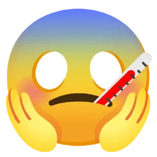 🤒 emoji That sick Telegram sticker 1 of 28