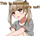 Sticker from Lazy pigtails girl :: @line_stickers