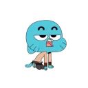 😒 emoji Gumball💙by @mlOobot Telegram sticker 13 of 92